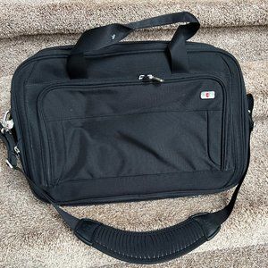 Victorinox Black Ballistic Nylon Expandable Laptop Briefcase /Backpack.